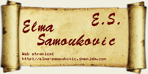 Elma Samouković vizit kartica